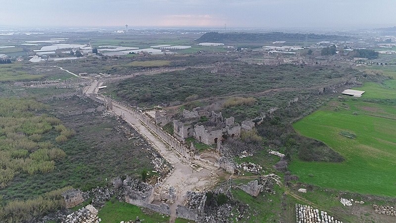 Over 70 pct of 5,000-year-old Perga city in southern Turkey still underground