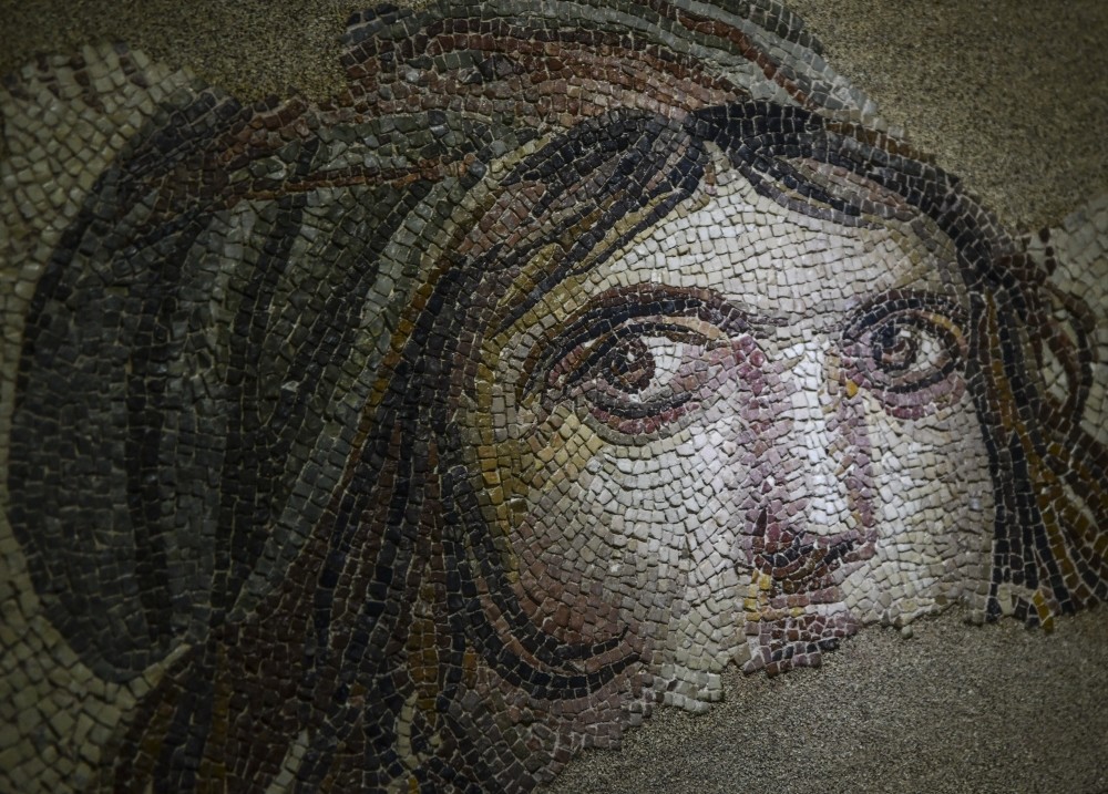 The Gypsy Girl mosaic is a symbol of Gaziantep and one of the most famous artifacts discovered in Turkey.