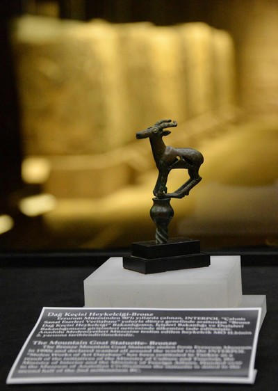 Mountain Goat Figurine artifact (IHA Photo)