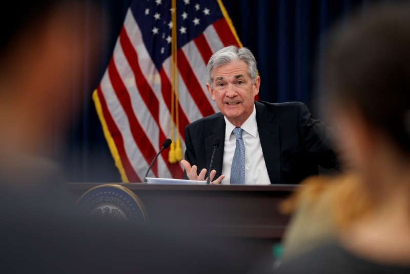 In this March 21, 2018, file photo, Federal Reserve Chairman Jerome Powell speaks following the Federal Open Market Committee meeting in Washington. (AP Photo)