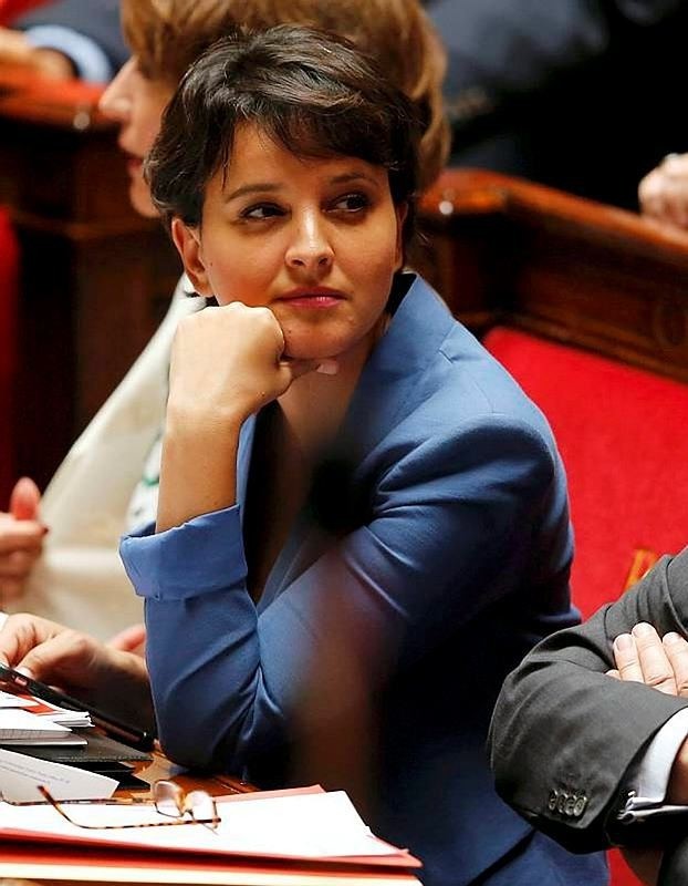 French Education Minister Najat Vallaud-Belkacem attends the questions to the government session at the National Assembly in Paris, France, July 6, 2016. (Reuters Photo)