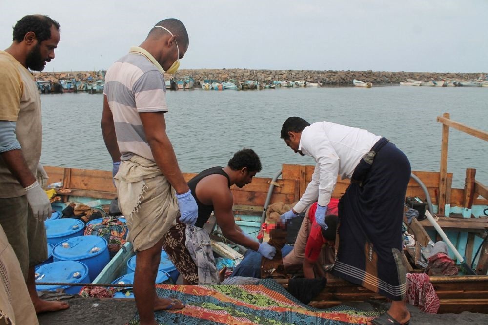 At least 42 Somali refugees died after their boat was attacked by a helicopter near the Bab  al-Mandeb strait on March 17.