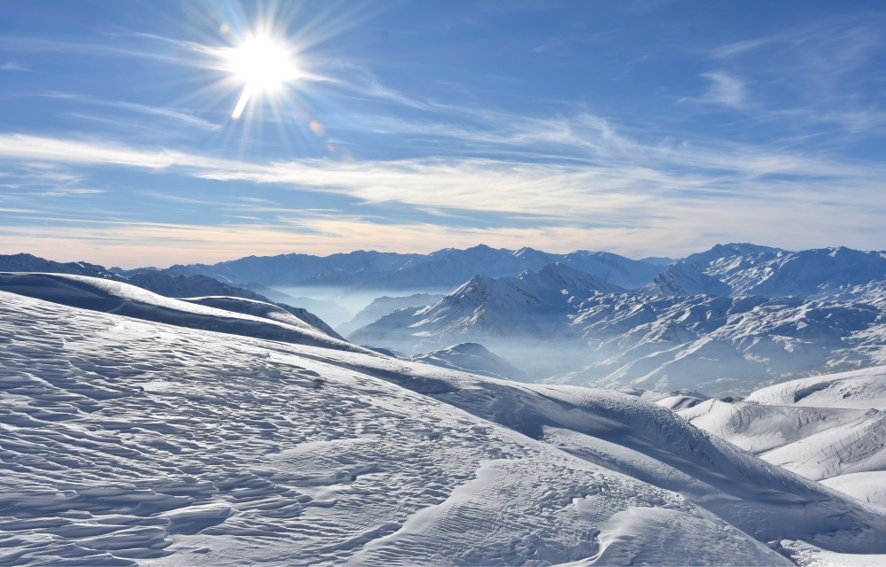 The view between Cilo and Su00fcmbu00fcl mountains in Hakkari mesmerizes adventure seekers. 