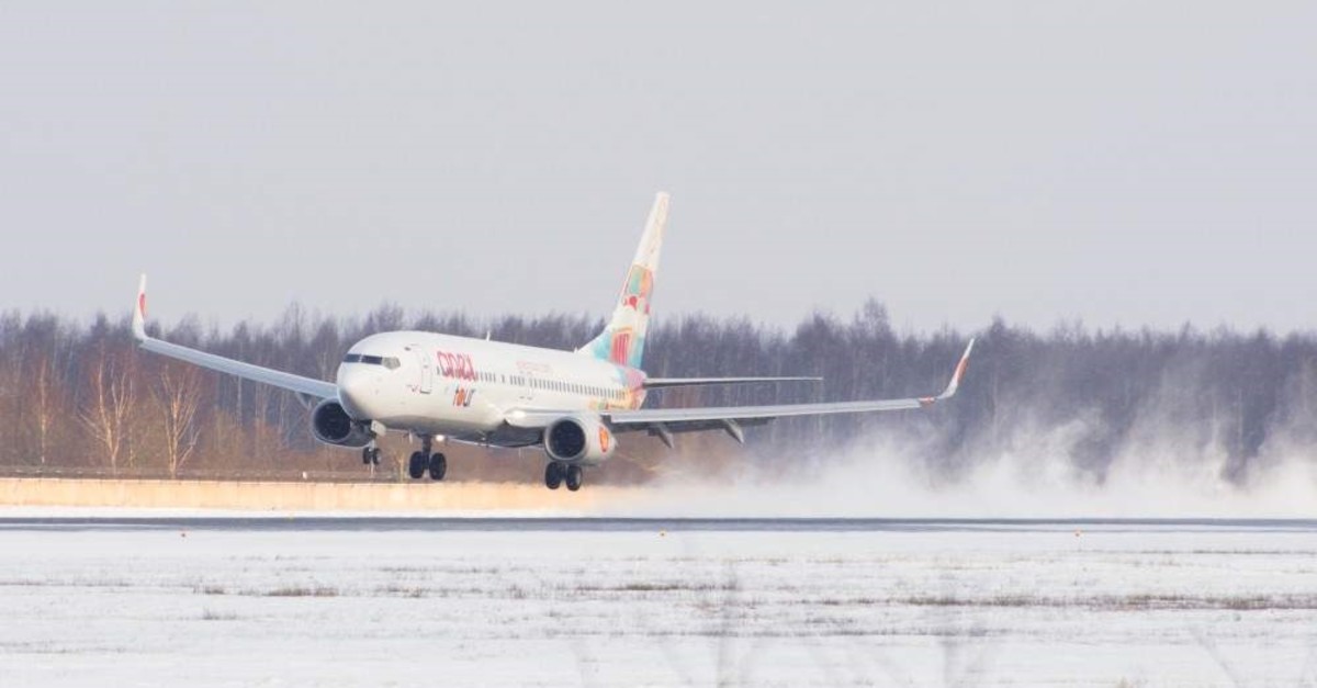 A Boeing 737-800 of Azur Anex Tour airlines seen at Pulkovo Airport in Saint-Petersburg, Russia, Feb. 4, 2018. (iStock Photo)