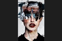 Sait Mingau00fc, u201cLeft Behind,u201d new media, 47.2 x 29.5 x 1.2 inches.