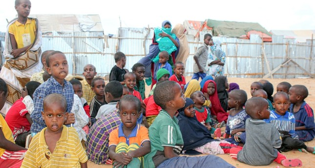 مجموعة من الأطفال الصوماليين الأناضول