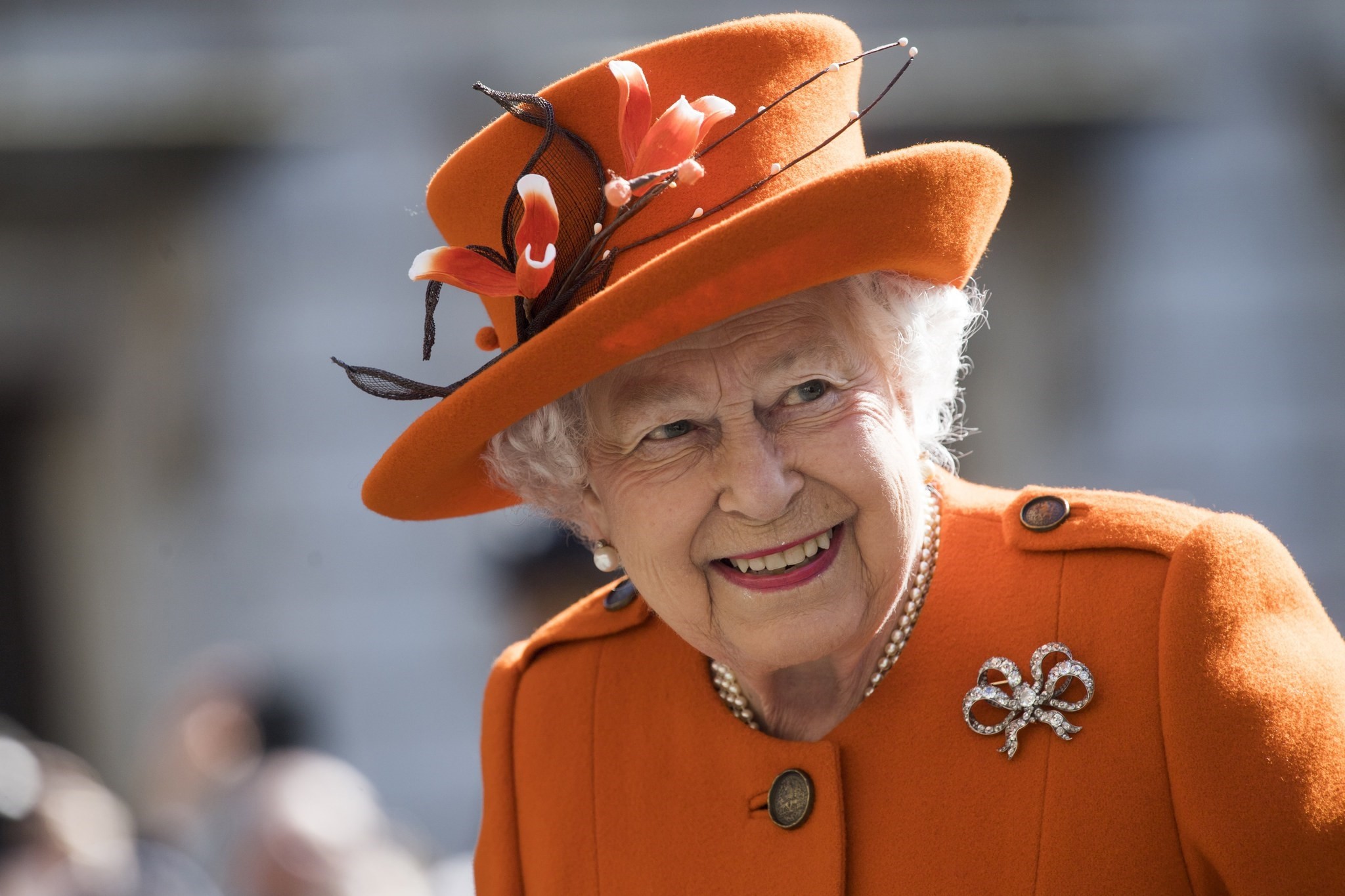 Britain's Queen Elizabeth II arrives for a visit to the Royal Academy of Arts in Central London, March 20, 2018. (EPA Photo)