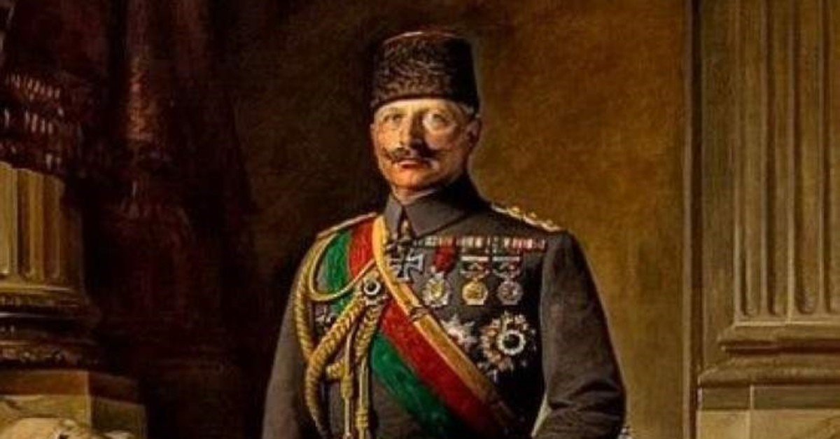 The painting was hung in the Wilhelm II hall of the Consulate General of Germany in Istanbul in the early 1980s.