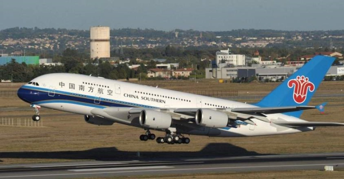 An Airbus 380 belonging to China Southern Airlines. (DHA Photo)