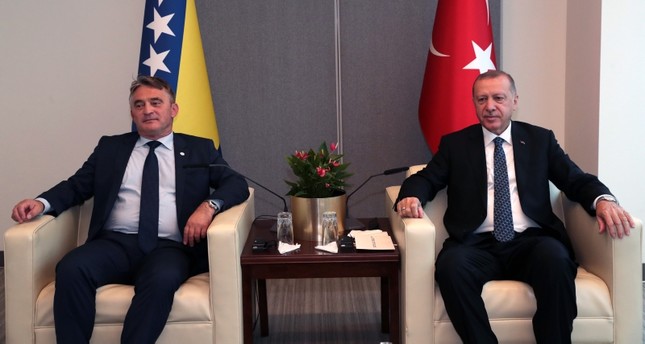 أردوغان يلتقي رئيس مجلس الرئاسة البوسني في نيويورك
