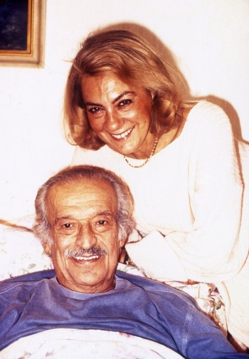 Sadri Alışık with his wife Çolpan İlhan. 