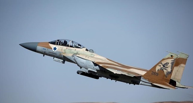 An Israeli F-15 fighter jet takes off during an exercise at Ovda Military Airbase in southern Israel in this file photo from 16 May 2017 (Reuters Photo)