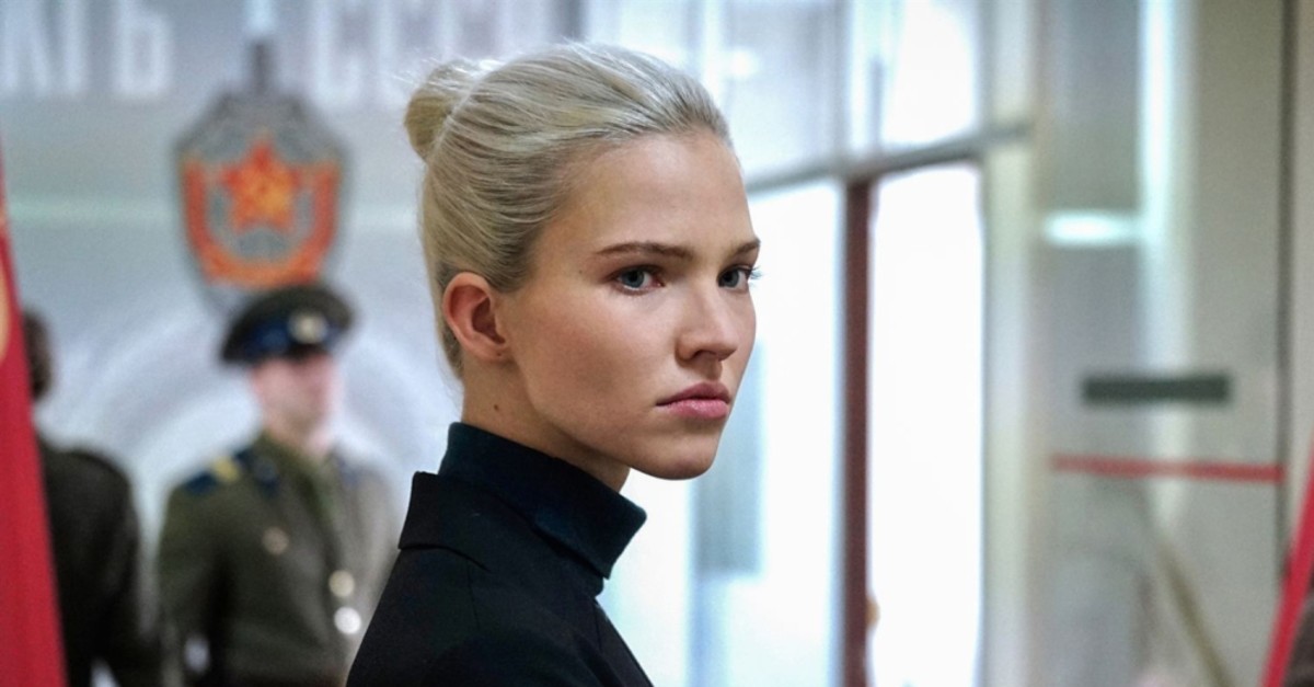 Sasha Luss plays the superhero agent character Anna.