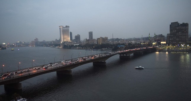 The Nile River in the Egyptian capital Cairo, Feb. 12.