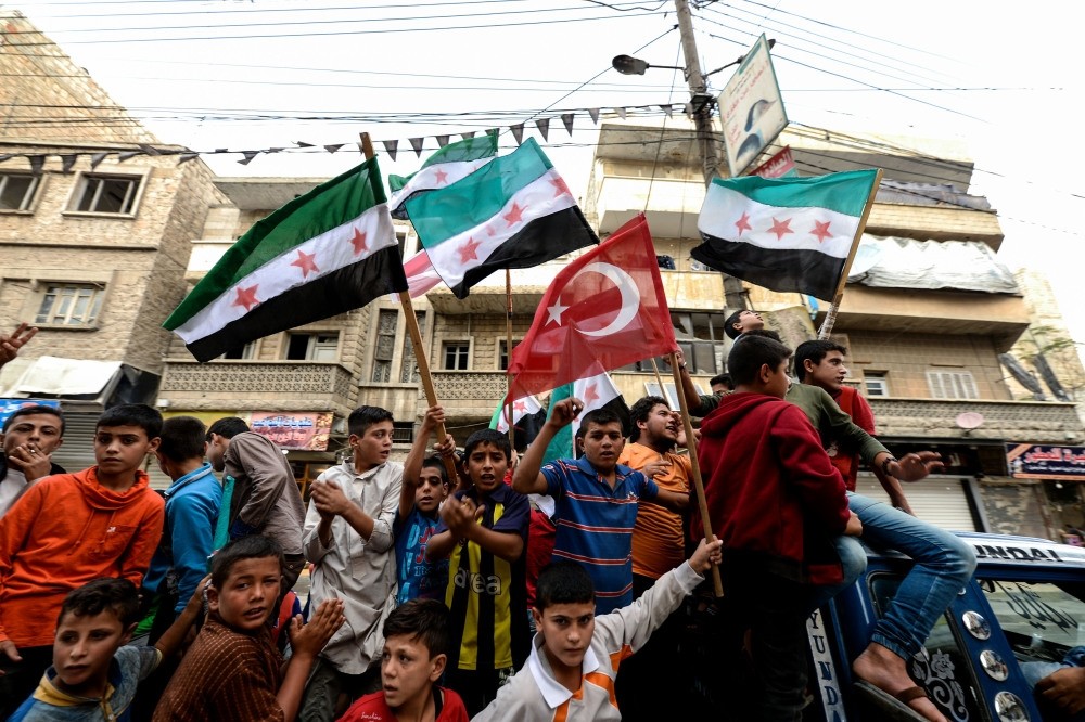 Thousands of people in various opposition-held areas, particularly Idlib, gathered together following the Friday prayer to protest the Bashar Assad regime.