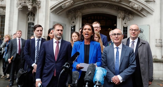 معارضون لبريكست أمام مقر المحكمة العليا البريطانية