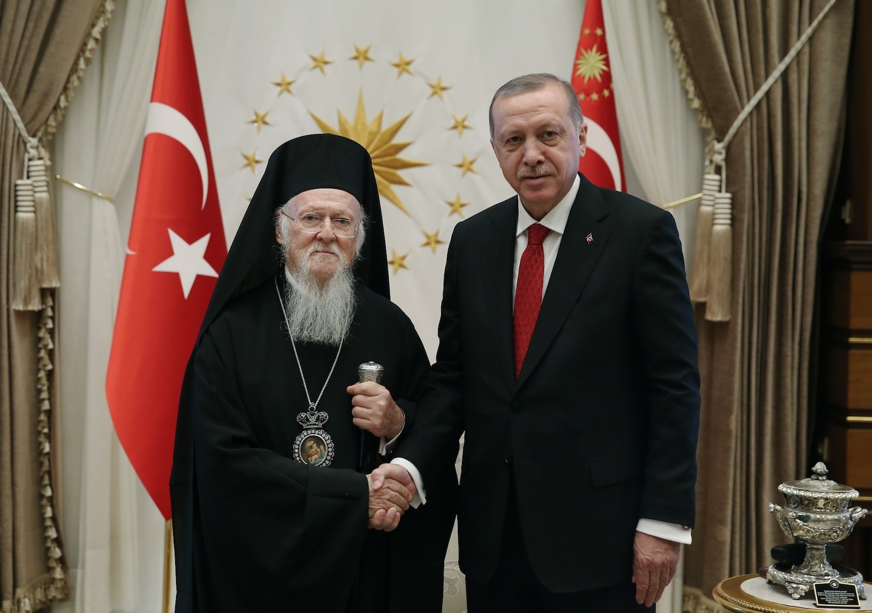 Erdogan Receives Greek Orthodox Patriarch Daily Sabah
