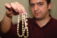 Aydou011fan Kargacu0131ou011flu sends his prayer beads to many countries, including Germany, the U.K., Belgium and France. 