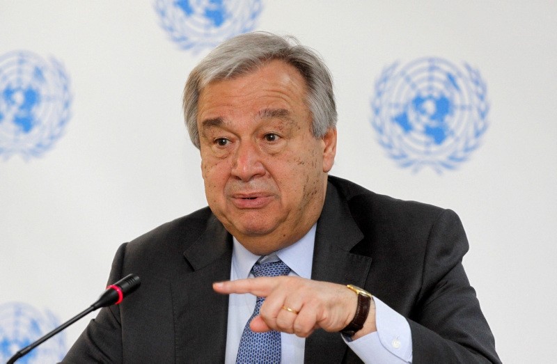 In this March 8, 2017 file photo, U.N. Secretary-General Antonio Guterres speaks during a press conference at the U.N. in Nairobi, Kenya. (AP Photo)