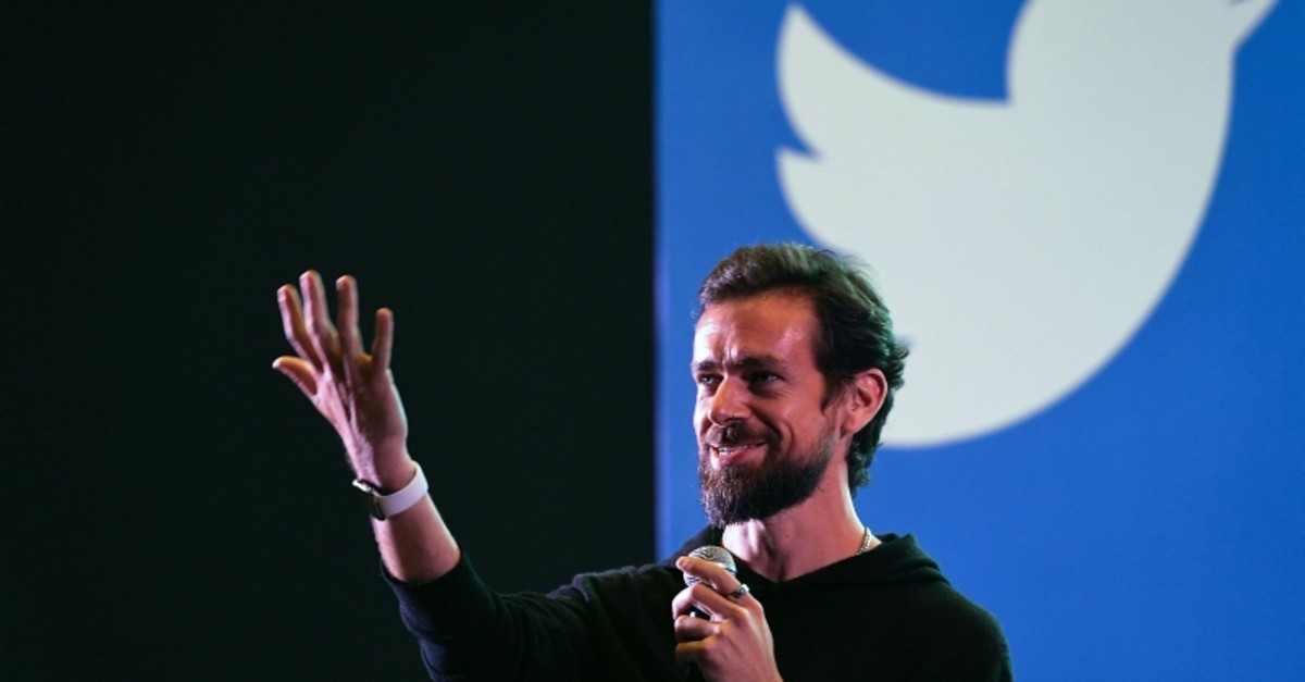 Twitter CEO and co-founder Jack Dorsey gestures while interacting with students at the Indian Institute of Technology (IIT) in New Delhi on November 12, 2018. (AFP Photo)