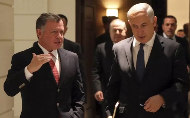A file photo from a meeting between King Abdullah and Netanyahu (Reuters Photo)