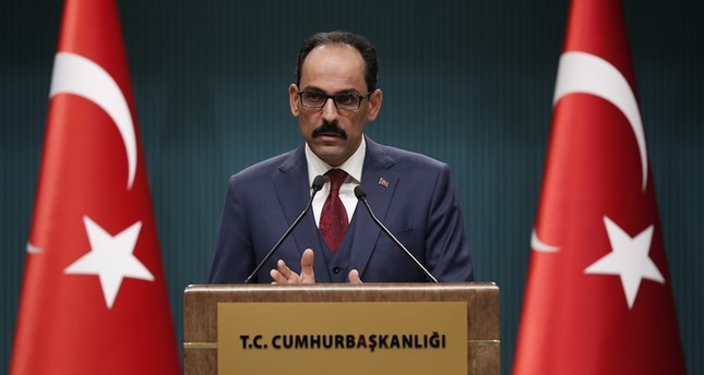 Пресс-секретарь Турции Ибрагим Калын Фото: АА