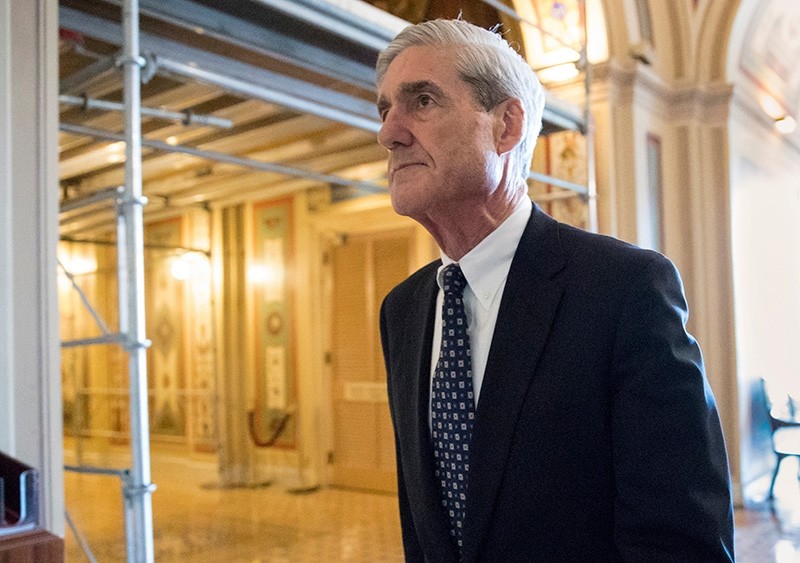 In this June 21, 2017, file photo, special counsel Robert Mueller departs after a meeting on Capitol Hill in Washington. (AP Photo)