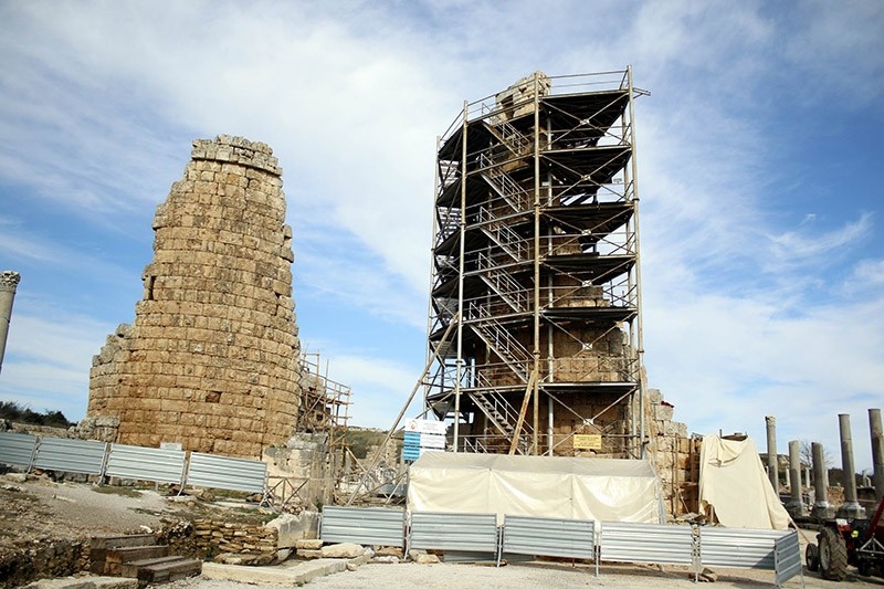 Over 70 pct of 5,000-year-old Perga city in southern Turkey still underground