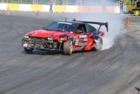 A drifter performs at the parking lot of a stadium in Istanbul, Oct. 27, 2019. (DHA Photo)