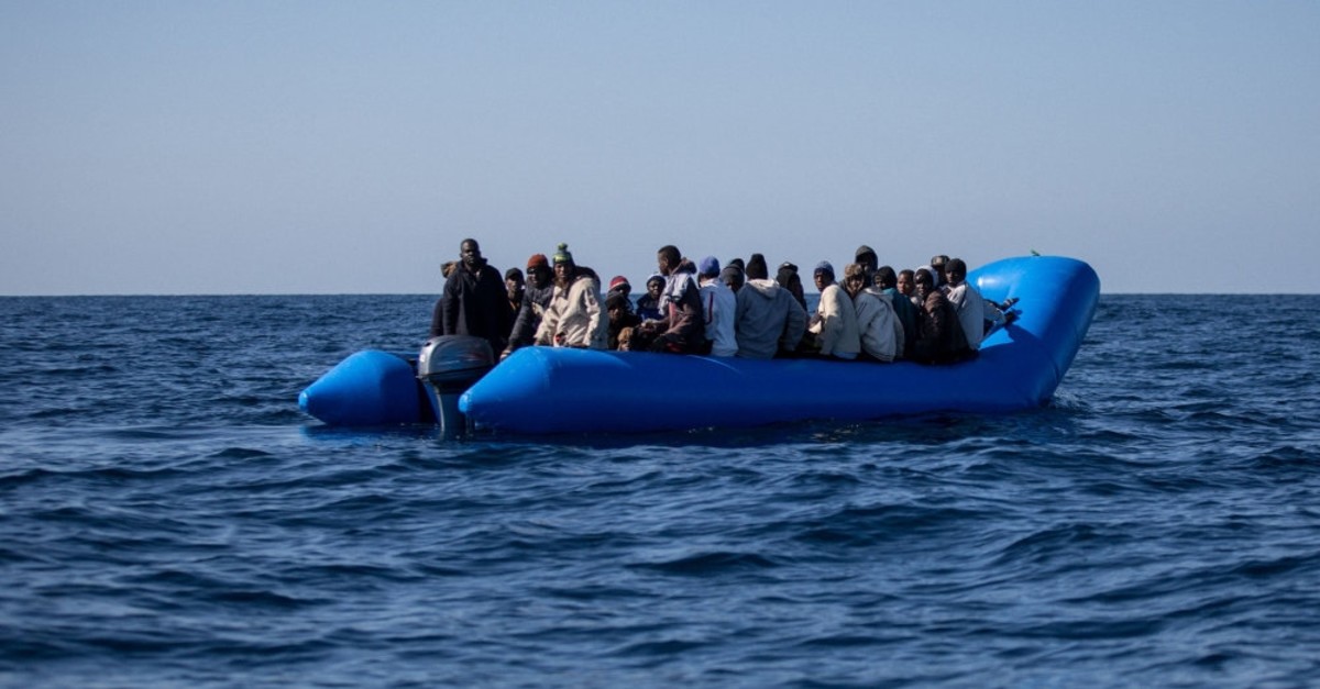 African migrants flee poverty and war, desperately trying to reach European shores by boat.