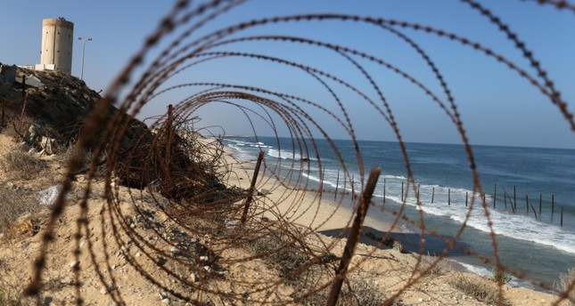 الحدود البحرية بين مصر وقطاع غزة رويترز