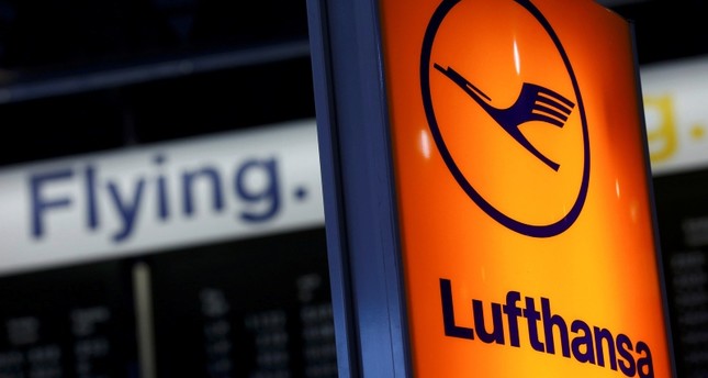 A Lufthansa airline logo is pictured in Frankfurt airport, Germany. (Reuters)