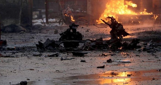 إصابة 8 مدنيين في تفجير إرهابي بـرأس العين السورية