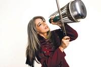 Evelyn Glennie, photographed by Jim Callaghan (courtesy of the Borusan Istanbul Philharmonic Orchestra).