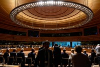 This picture shows a Brexit meeting in Luxembourg, Oct. 15, 2019. (AFP Photo)