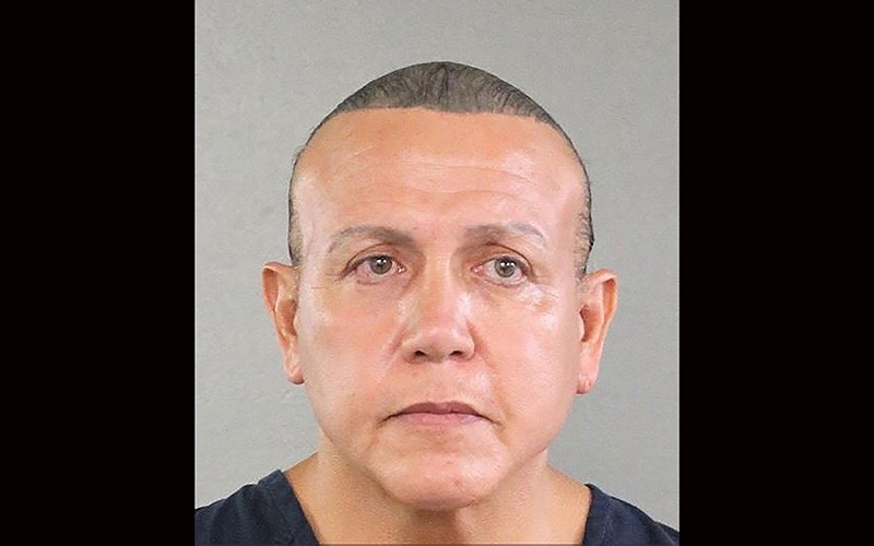 This file handout mugshot obtained courtesy of the Broward County Sheriff's Office shows an August 2015 booking photo of Cesar Sayoc. (AFP Photo)