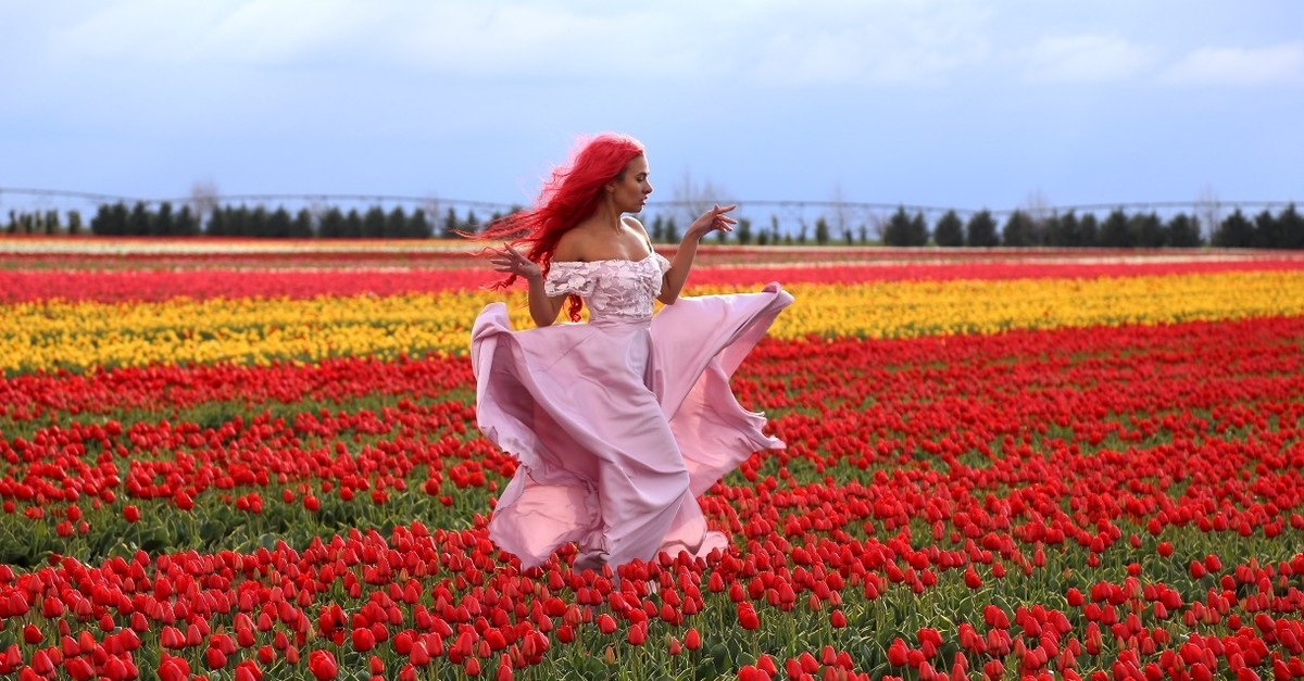 The tulip field in Konya has gained worldwide recognition, luring tourists from around the globe.