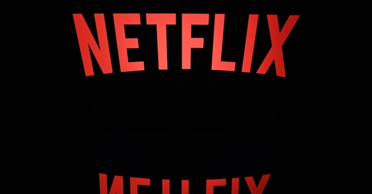This file photo taken on April 19, 2018 shows the logo of the Netflix entertainment company, displayed on a tablet screen in Paris. (AFP Photo)