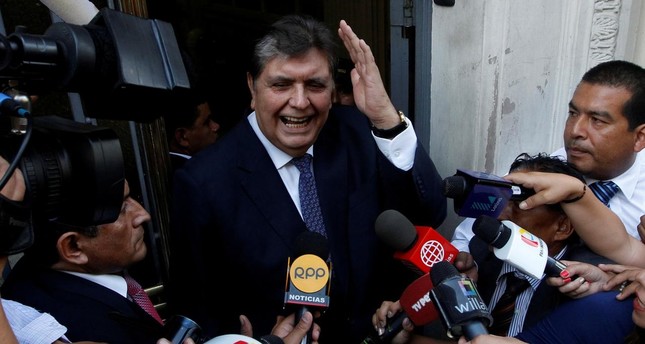 Image result for Peru’s former president Alan Garcia died in a hospital