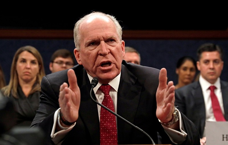 Former CIA director John Brennan testifies before the House Intelligence Committee  (Reuters Photo)