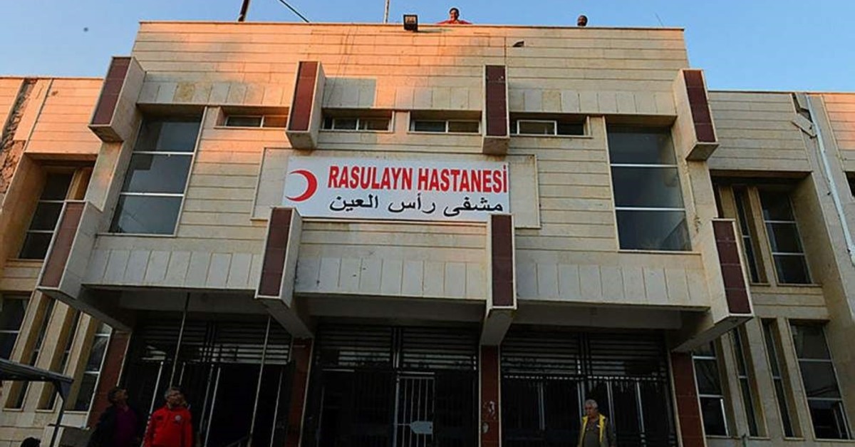 A hospital in Ras al-Ayn, restored by Turkish forces following the liberation of the province from the terrorist elements. 