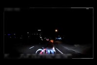 This video grab made from dashcam footage, released by the Tempe Police Department on March 21, 2018 shows the moment before the collision of Uber's self-driving vehicle and a pedestrian in Tempe, Ariz., March 18, 2018. (AFP/Tempe Police Department)