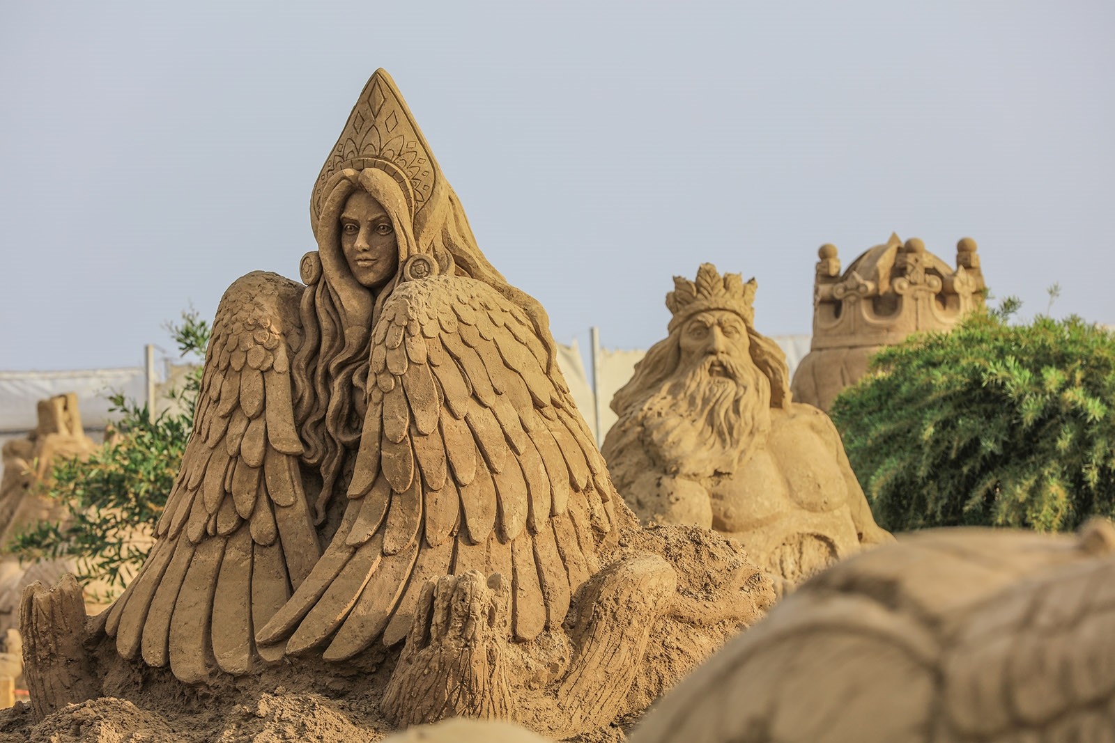 Sandskulptur-Festival in Antalya