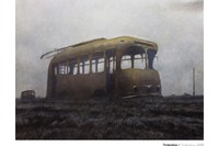 ,Trolleybus,, 2019, pastel on paper, 65x80 cm.