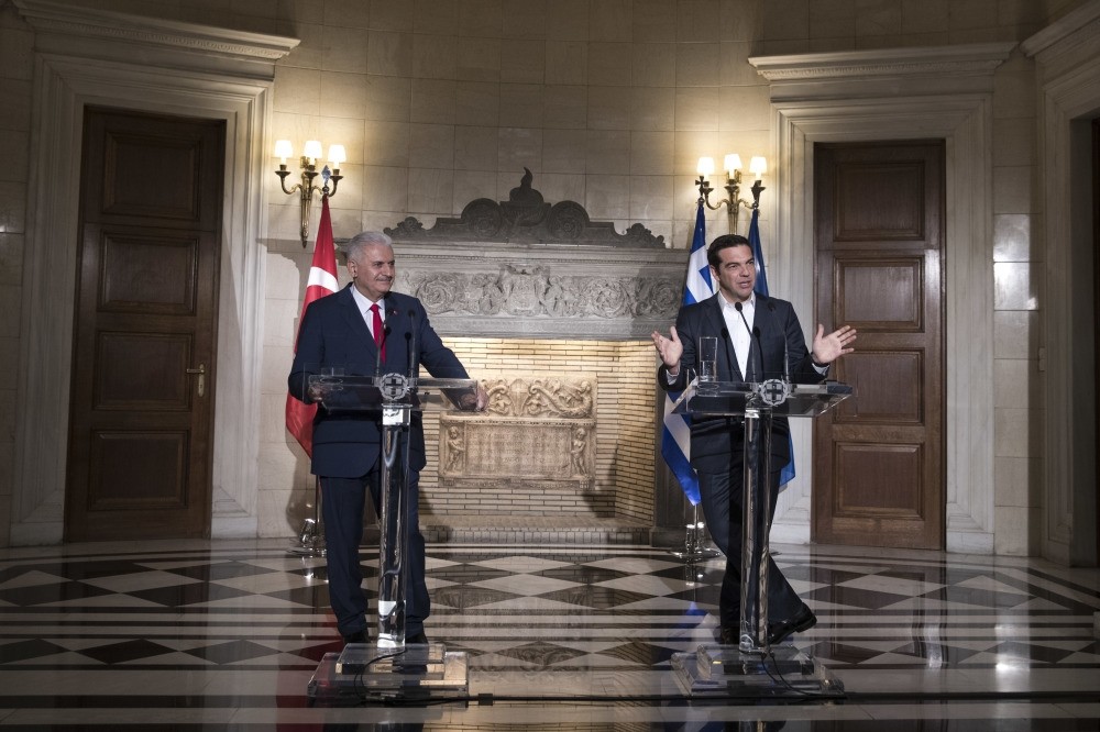 Greek Prime Minister Tsipras said during PM Yu0131ldu0131ru0131m's visit that Greece supports Turkey's EU accession course, which can help resolve issues and stimulate further cooperation.