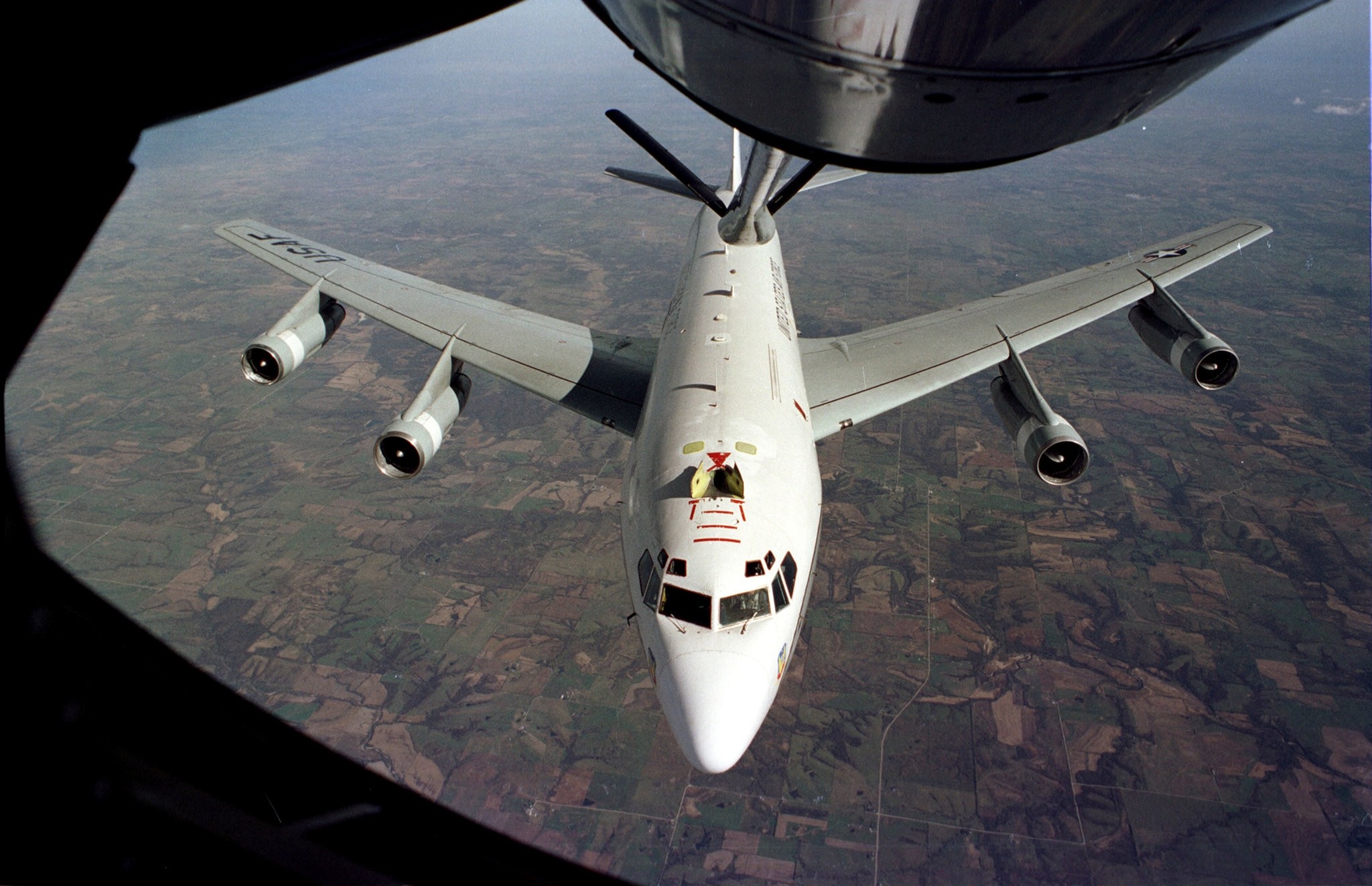 The WC-135W Constant Phoenix aircraft collects particulate and gaseous debris from the accessible regions of the atmosphere in support of the Limited Nuclear Test Ban Treaty of 1963. (REUTERS Photo)