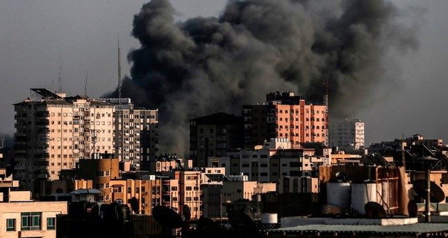 القصف على غزة الفرنسية