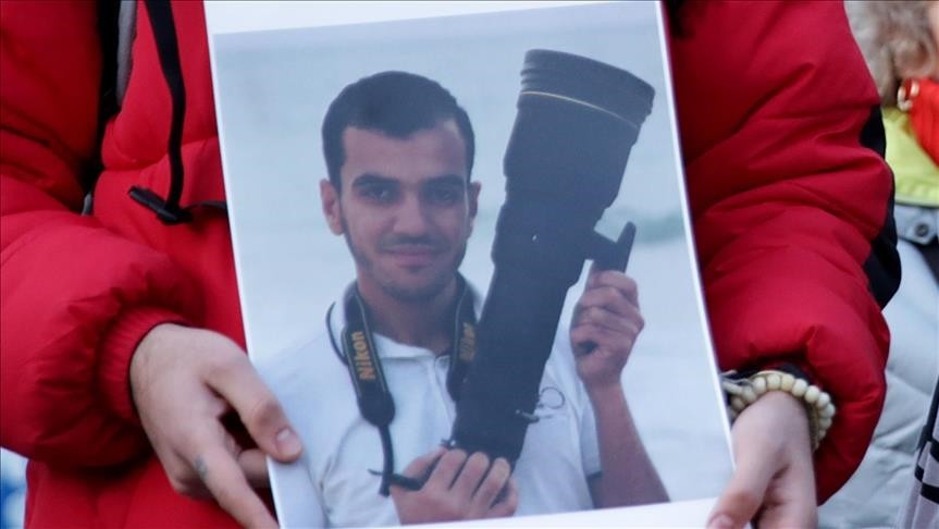 The slain photographer and cameraman Yaser Murtaja