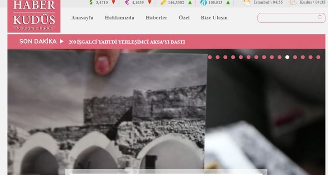 تدشين أول موقع إخباري تركي مختص في شؤون القدس
