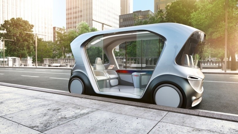 An autonomous electric car by Bosch was one of the highlights of CEA 2019.